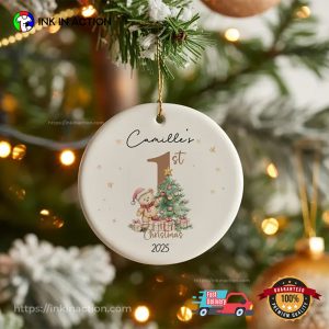 Custom Baby's First Christmas Ornament