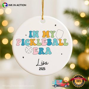 Custom In My Pickleball Era Sports Ornament Custom In My Pickleball Era Sports Ornament