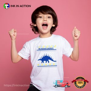 Custom Menorasaurus Dinosaur Hanukkah, Ugly Hanukkah Gifts Tee