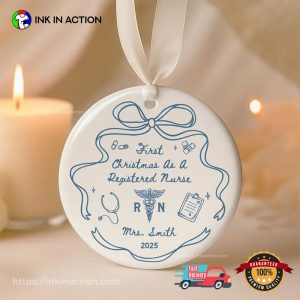 Custom Nurse Christmas Graduation Gift T-shirt