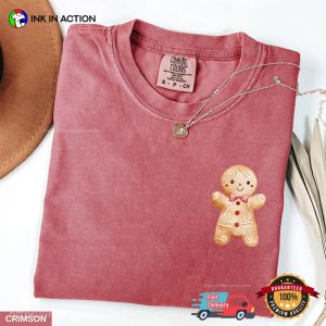 Cute Boy Gingerbread Christmas Comfort Colors Shirt 2 InkInAction.com
