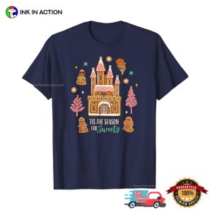 Disney Princess Christmas Gingerbread Cookies Graphic Shirt 2 InkInAction.com