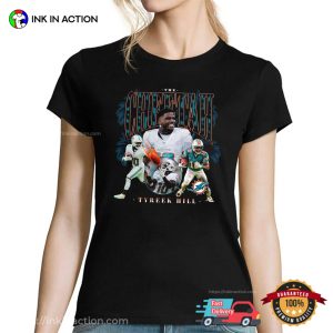 Dolphins Tyreek Hill The Cheetah 90s Collage T-shirt