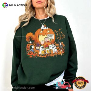Fall Season Peanuts Halloween T shirt 3