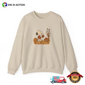 Fall Season Snoopy Cozy, Happy thanksgiving holiday T shirt 3