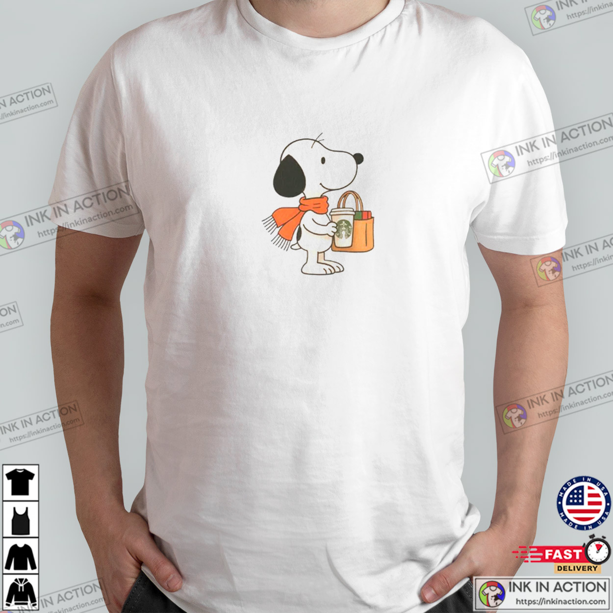 Fall Snoopy, Autumn Peanuts Cartoon Tee Fall Snoopy, Autumn Peanuts Cartoon Tee