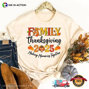 Family Thanksgiving 2025, Happy Thanksgiving Day T-shirt