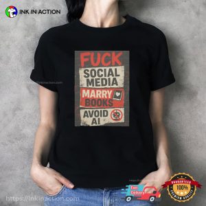 Fuck Avoid AI Funny T-shirt