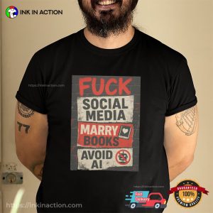 Fuck Avoid AI Funny T-shirt