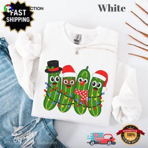 Funny Christmas Pickles Family Animation Shirt
