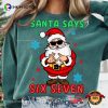 Funny Santa Six Seven Meme Christmas Comfort Colors Tee