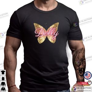 Golden Butterfly Dolly Parton Country Music T-shirt