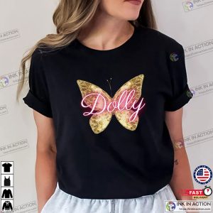 Golden Butterfly Dolly Parton Country Music T-shirt