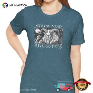 Gothic Folklore Gruss Vom Krampus Comfort Colors Shirt