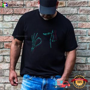 Halloween 67 Meme Skeleton Hand Tee