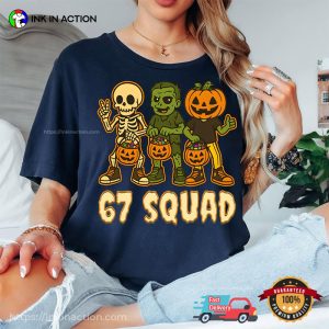 Halloween 67 Squad Trick Or Treat Comfort Colors T shirt 3