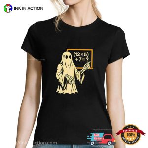 Halloween Ghost Six Seven Teacher T-shirt