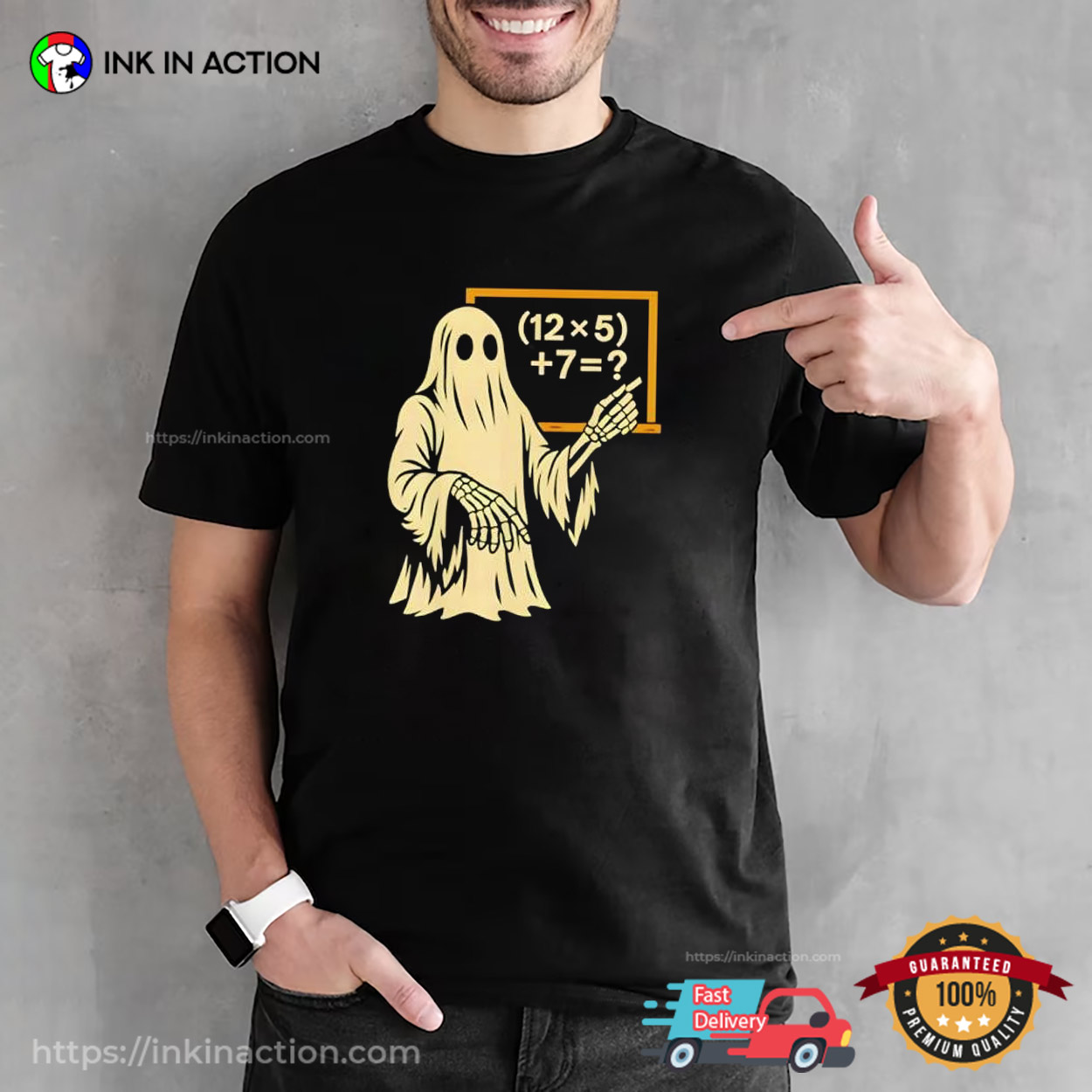 Halloween Ghost Six Seven Teacher T-shirt Halloween Ghost Six Seven Teacher T-shirt