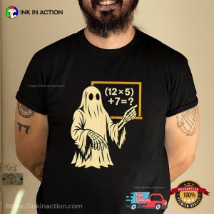 Halloween Ghost Six Seven Teacher T-shirt