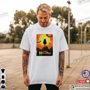 Happy Halloween Scary Owl T-shirt
