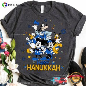 Happy Hanukkah Disney Comfort Colors Shirt 1