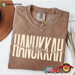 Happy Hanukkah Eight Nights Comfort Colors Shirt 1