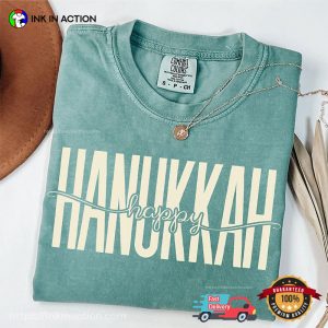 Happy Hanukkah Eight Nights Comfort Colors Shirt 2