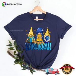Happy Hanukkah Gnomes Celebration T-shirt