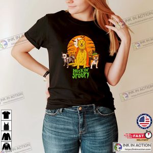 Heckin’ Spoopy Halloween Dogs Funny T-shirt