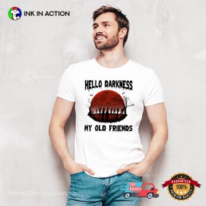 Hello Darkness My Old Friends Bloody Moon T shirt 3