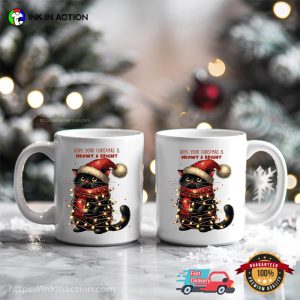 Hope Your Christmas Is Meowy And Bright, Christmas Cat Mug