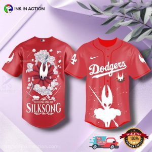 Hornet Hollow Knight Silksong LA Dodgers Baseball Jersey