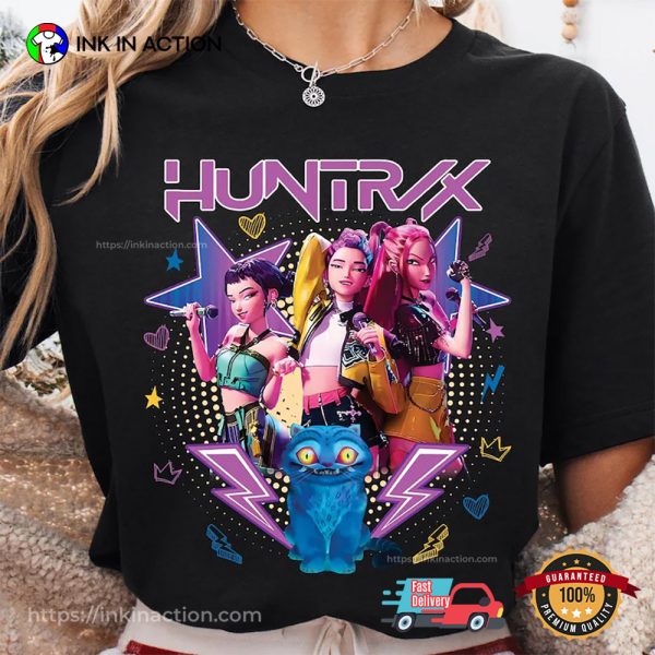 Huntrix Girls Kpop Demon Hunters Graphic T shirt