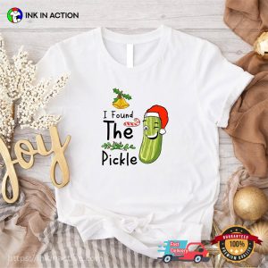 I Found The Pickles, Christmas Pickle T-shirt