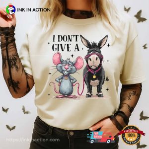 I Don’t Give A Rat’s Ass Funny Donkey T-shirt