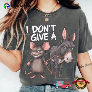I Don’t Give A Rats Ass Sarcasm Funny Comfort Colors Shirt