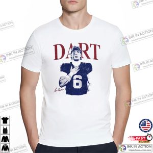 Jaxson Dart New York Giants Vintage T-shirt