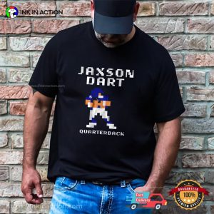 Jaxson Dart Quarterback 8-bit Game T-shirt