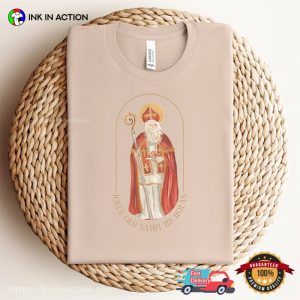 Jolly Old Saint Nicholas Catholic Graphic Tee
