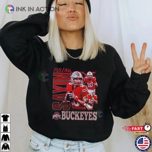 Julian Sayin Ohio State Buckeyes 90s Graphic Tee