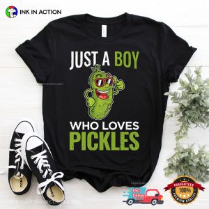 Just A Boy Who Loves Pickles Holiday T-shirt