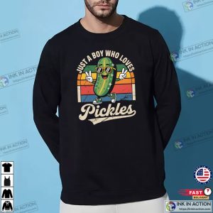 Just A Boy Who Loves Pickles Vintage Pickles Tee Just A Boy Who Loves Pickles Vintage Pickles Tee