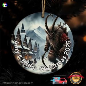 Custom Krampus Christmas 2025 Ornament
