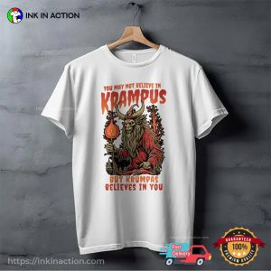Krumpas Nelieve In You Horror krampus christmas Shirt 3 InkInAction.com