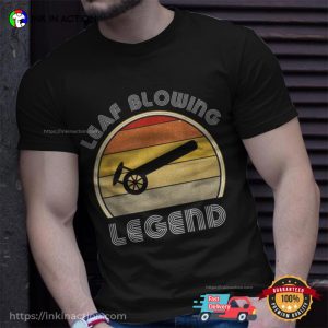 Leaf Blower Legend Vintage Sunset Style T-shirt
