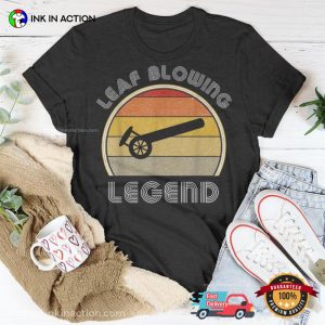 Leaf Blower Legend Vintage Sunset Style T shirt 3 InkInAction.com