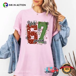 Mean Guy 6 7 Christmas Funny Meme Comfort Colors Tee