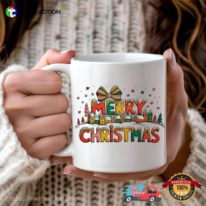 Merry Christmas Town Ceramic Mug 3