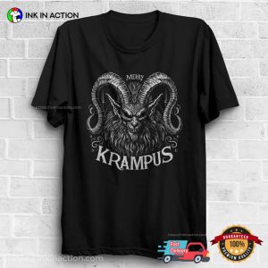 Merry Krampus Christmas Dark Creature Shirt 2 InkInAction.com