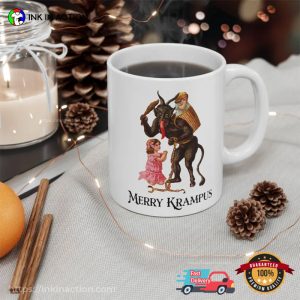Merry Krampus Holiday Coffee Cup